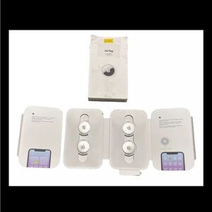 Apple MX542LL/A AirTag (4-Pack) - Silver A2187 Used Excellent